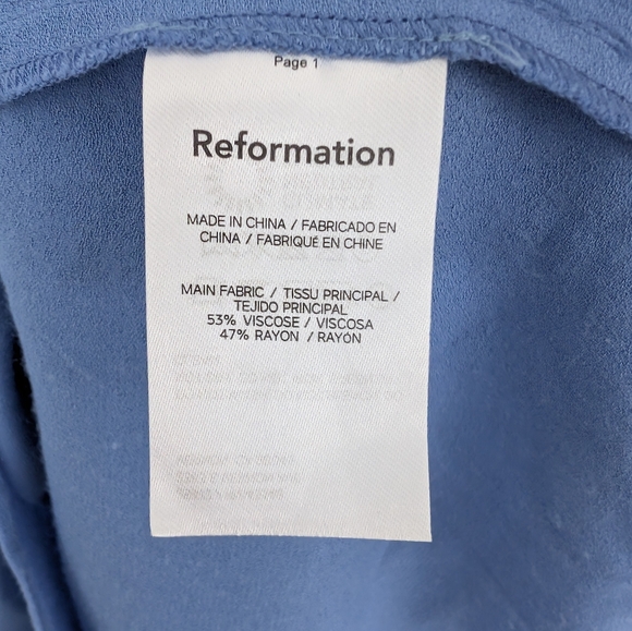 💘 Reformation Dover Dress in Dusk *NEW* - Picture 9 of 10